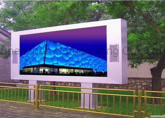 High Brightness Advertising SMD 8mm Outdoor LED Display Screen Full Color Video Display Epistar Chip