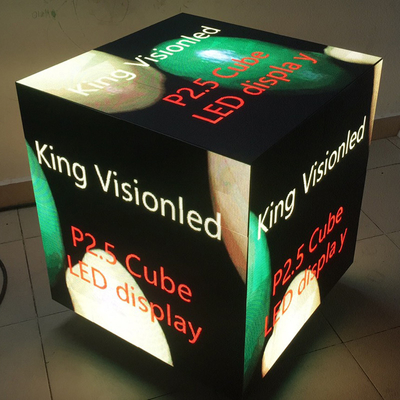 마그넷과 4k 실내 주도하는 비디오 월 패널 P2.5 광고 루빅 큐브