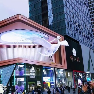방수 HD 육안 3D LED 디스플레이 디지털 옥외 광고 주도하는 빌보드 P6 P8 P10